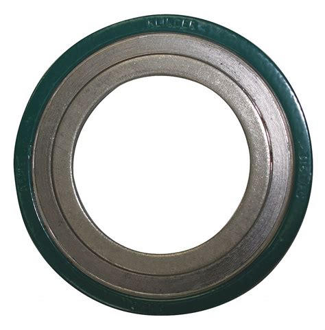 KLINGER SPIRAL WOUND GASKET TYPE CR, 16 in Pipe Size, 3/16 in Thick, Spiral Wound Metal Gasket ...