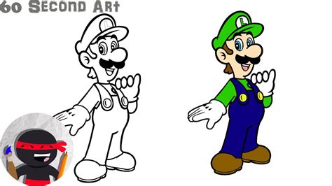 How To Draw Luigi From Super Mario Bros Really Easy Drawing Tutorial | atelier-yuwa.ciao.jp