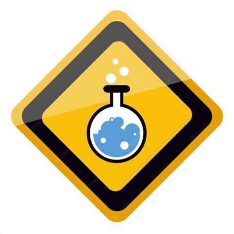 Premium Vector | Danger chemicals vector sign.vector illustration design