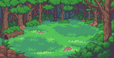 ArtStation - Forest Battle Background in 2023 | Pixel art background, Pixel art design, Cool ...