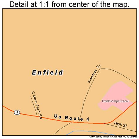 Enfield New Hampshire Street Map 3324260