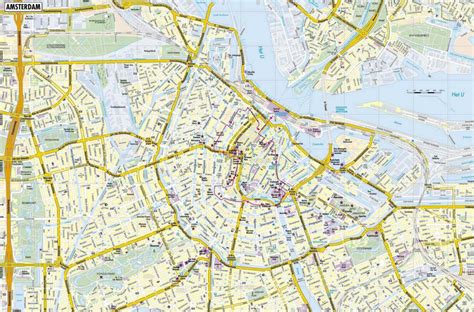 Amsterdam city map - City of Amsterdam map (Netherlands)