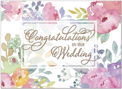 Floral Wedding Congratulations Card | Congrats Cards | Posty Cards