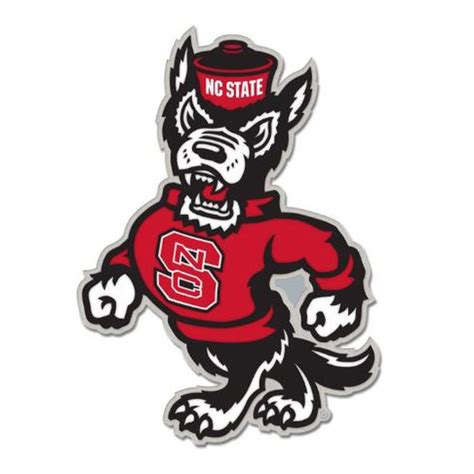 Lapel Pin: NC State Wolfpack Mascot Enamel – CARDIACS Sports & Memorabilia