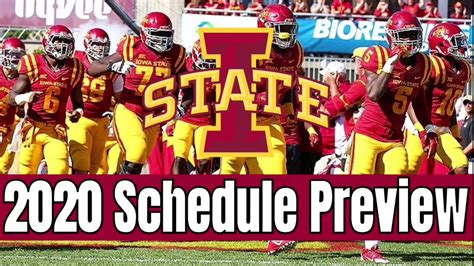 Iowa State Football Schedule 2023 Printable