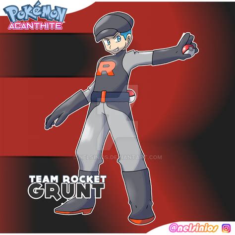 Team Rocket Grunt Male - Pokemon Acanthite by nelsini0s on DeviantArt