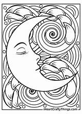 Coloring Pages Of Moon sketch template