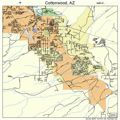 Cottonwood Az Zip Code Map - United States Map