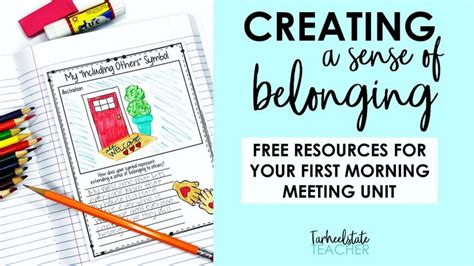 Creating a Sense of Belonging: Setting the Foundation for an Inclusive Classroom Community ...