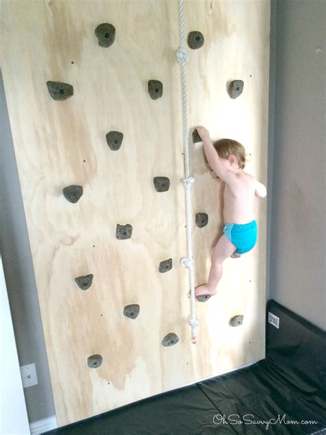 How to build a DIY Kids Climbing Wall! - Easy to Follow Instructions ...