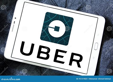 Uber Taxi Logo Editorial Image | CartoonDealer.com #76662412