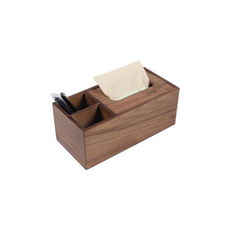 New Design Wood Multi-Functional Tissue Box Desktop Accessories ...