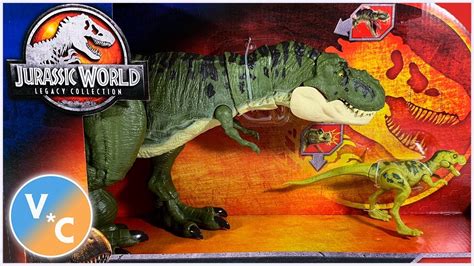 Jurassic World Legacy Collection Tyrannosaurus Rex Pack Review - YouTube