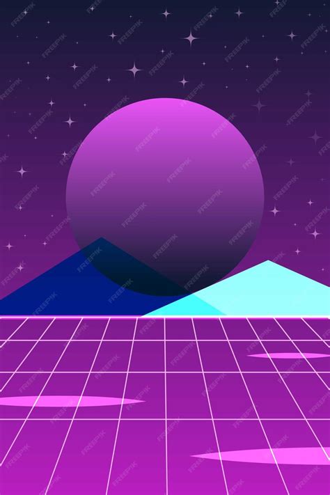 Premium Vector | Vector vaporwave synthwave neon color wallpaper ...