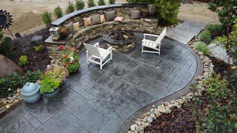 Stamped Concrete Patio Ideas - Walkers Concrete LLC