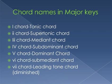 Tonic, subdominant, dominant and intervals