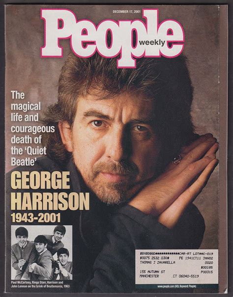 PEOPLE George Harrison ++ 12/17 2001