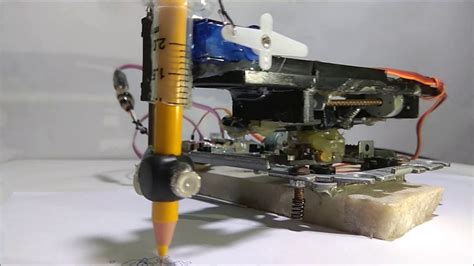 Arduino CNC Pen Plotter Working Model - YouTube