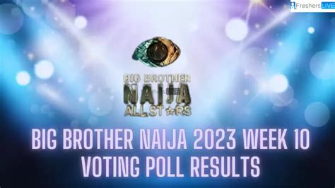 Big Brother Naija 2024 Week 10 Voting Poll Results