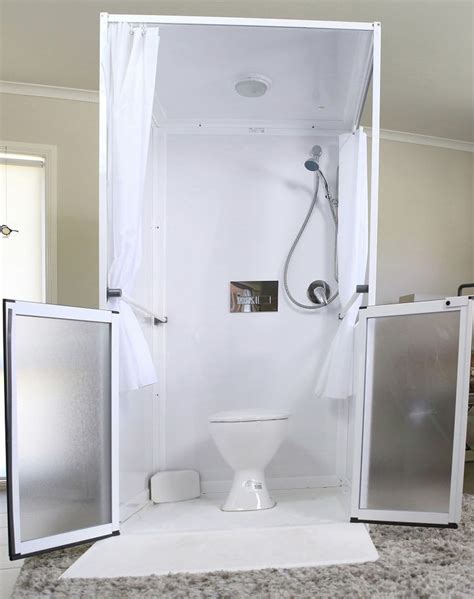 Portable Toilet / Shower Units | Portable shower, Toilet shower combo ...