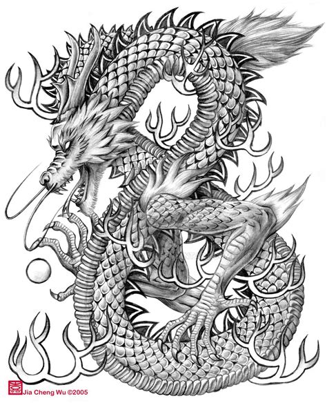 Chinese Dragon | Dragon tattoo art, Dragon drawing, Dragon pictures