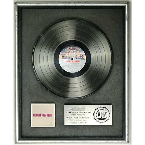 KISS Double Platinum RIAA Platinum LP Award – MusicGoldmine.com