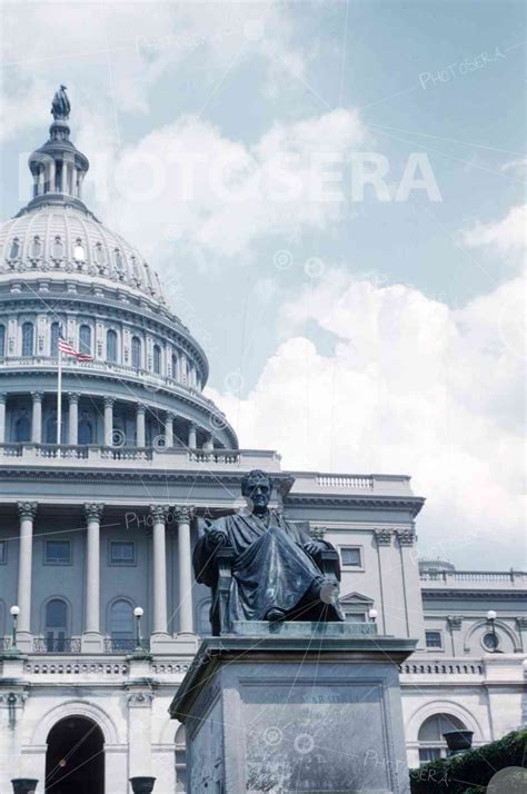 John Marshall Statue, Capitol, Wash. DC, Early 1950’s - Photosera