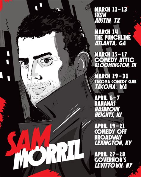 Sam Morril - Comedy Artwork Brian • Illustration & Design