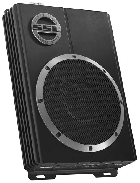 Sound Storm LOPRO8 600 Watt Low Profile Amplified 8 Inch Car Subwoofer ...