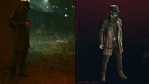 I made an Aiden Pearce inspired outfit (Cyberpunk 2077) : r/watch_dogs