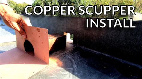 Installing Thru-Wall Scuppers - YouTube