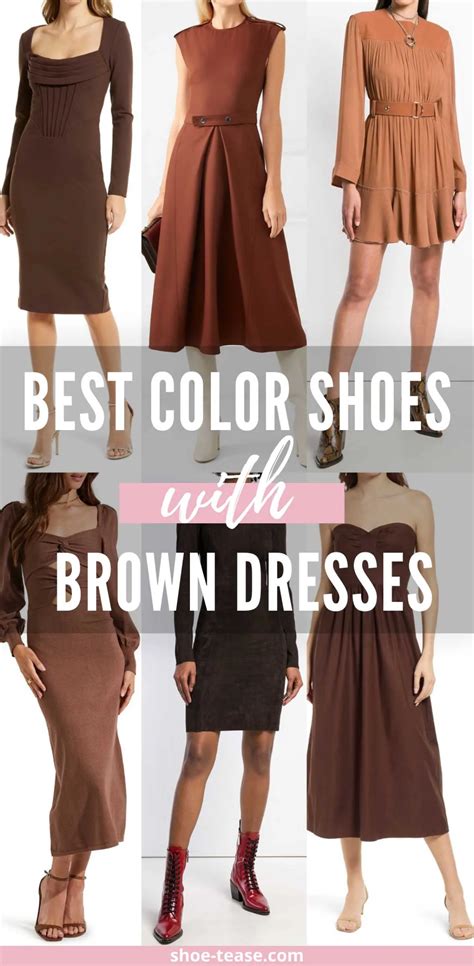 What Color Shoes with Brown Dress Outfits - 12 Best Colors to Wear!