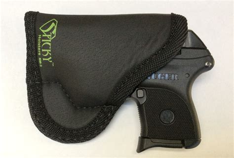 Sticky Holsters for the Ruger LCP Custom, with LaserLyte Sight