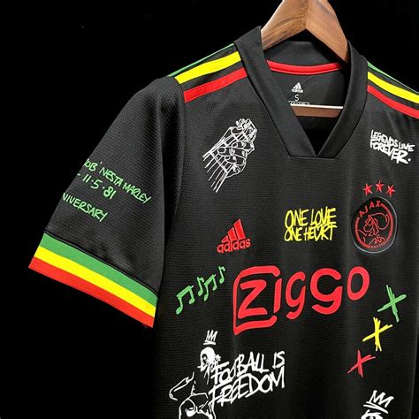 The Newkits | Buy Ajax 21/22 Bob Marley Limited Edition | Football Jersey