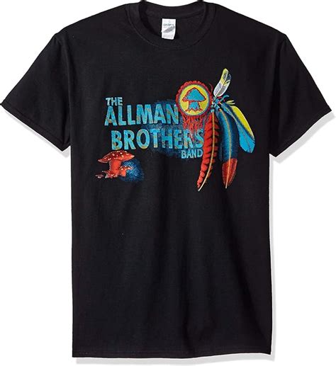 Men's Allman Brothers Band Classic Adult Short Sleeve T Shirt T-Shirts & Hemden(Medium) : Amazon ...