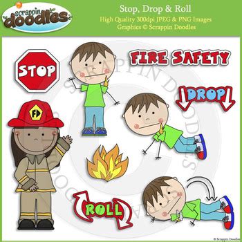 Stop, Drop & Roll by Scrappin Doodles | Teachers Pay Teachers