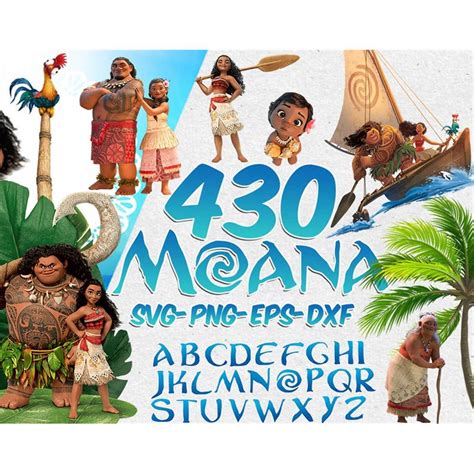 Moana SVG, Moana PNG, Moana Birthday, Princess clipart, Moan - Inspire ...