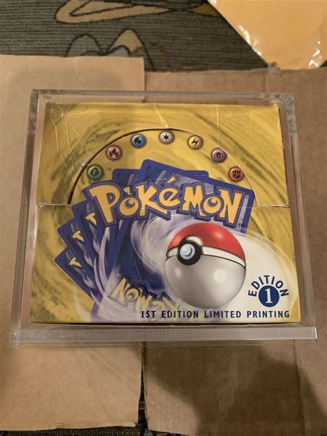 POKEMON 1ST EDITION SHADOWLESS BASE SET BOOSTER BOX ENGLISH 1999 = EMPTY! Values - MAVIN