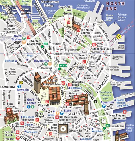 Downtown Boston map by Stephan VanDam