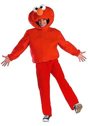 Adult Elmo Costume - Adult Sesame Street Halloween Costumes