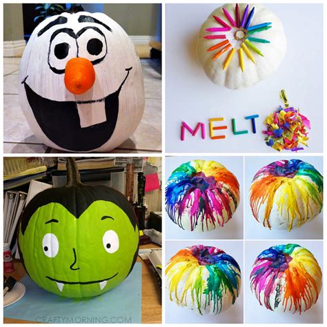 Clever No Carve/Painted Pumpkin Ideas for Kids - Crafty Morning