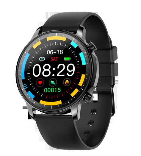 Round Dial 1.28 Inch Full Touch Multifunction Smart Watch IP67 Waterproof