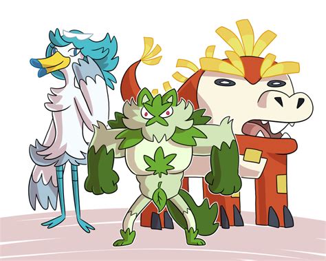 Pokemon Gen 9 final evolutions leaked by ZeTrystan on Newgrounds