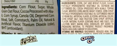 hydrox cookies nutrition facts