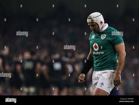 Ireland captain Rory Best after the All Blacks scored their third try ...