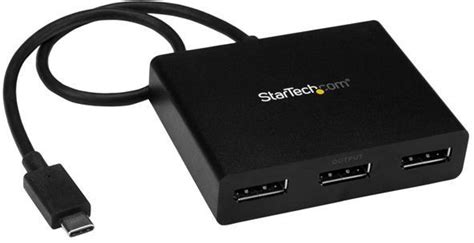 StarTech 3-Port USB-C to DisplayPort MST Hub - 4K 30Hz | Computer Alliance