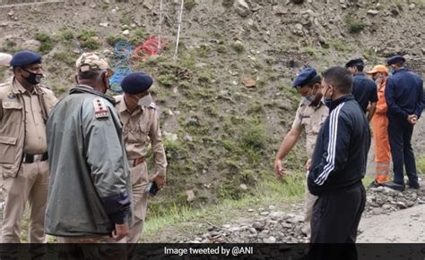 Flash Flood Damages Six Bridges In Himachal Pradesh's Lahaul-Spiti