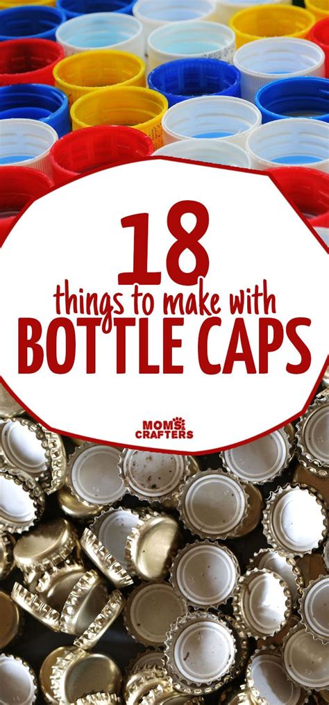 Make these 18 beautiful bottle cap crafts! | Beer cap crafts, Bottle ...