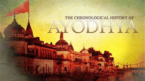 Chronological History of Ayodhya, English - YouTube