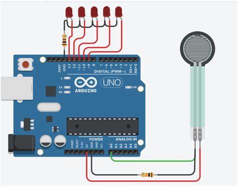 Force Sensitive Resistor ( FSR ) with Arduino - GeeksforGeeks